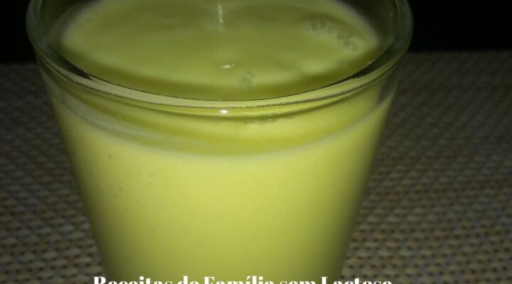 Receita de Vitamina de Abacate sem Lactose (Vegano)