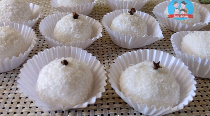 Beijinho de Coco Sem Glúten e Sem Lactose- Super simples e prático- Vegano