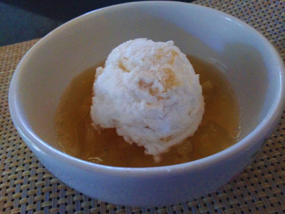 Sorvete de Coco com Abacaxi sem Lactose