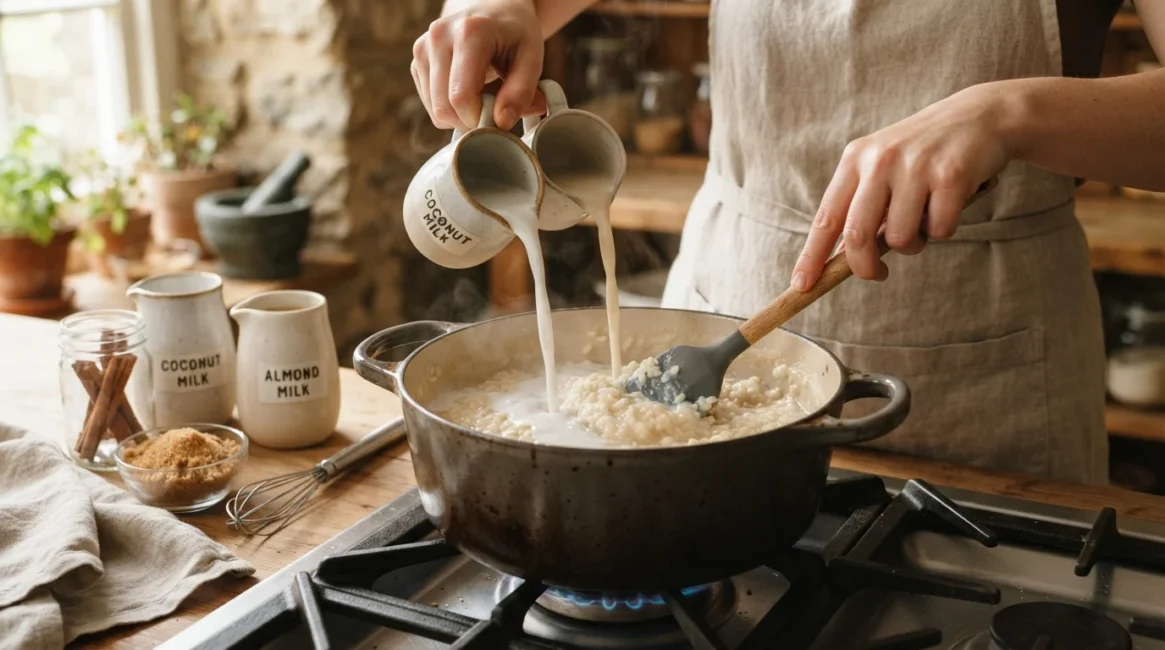 Passo 2 da receita Arroz doce sem lactose cremoso: receita fácil para fazer em casa